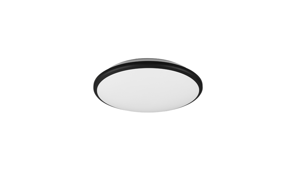 Trio Lighting Trio LIMBUS plafondlamp | LED | mat zwart met wit | Ø 34,7 cm | IP20 | 1x 20,5W | 2300 lm | 3000K | dimbaar Trio Lighting Trio LIMBUS plafondlamp | LED | mat zwart met wit | Ø 34,7 cm | IP20 | 1x 20,5W | 2300 lm | 3000K | dimbaar