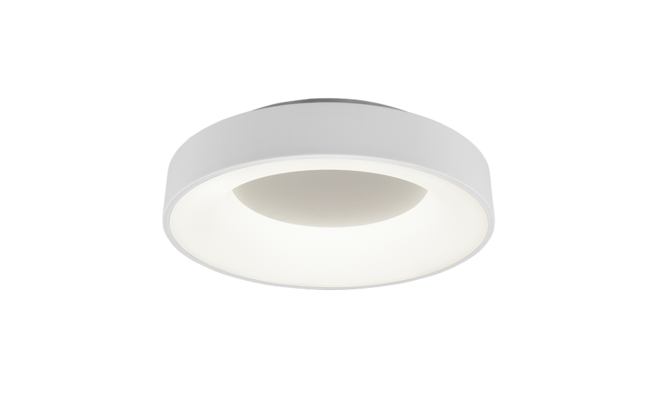 Trio Lighting Trio GIRONA plafondlamp | LED | wit mat | Ø 45 cm | IP20 | 1x 27W | 3200 lm | 4000K | niet dimbaar