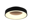 Trio Lighting Trio GIRONA LED ceiling light | 1x 27W 3100 lm 3000K | black | Ø 45 cm | IP20 | 11 cm
