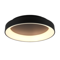 Trio GIRONA LED ceiling light | black | Ø 60 cm | IP20