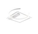 Trio Lighting Trio PIVOT plafondlamp | LED | wit mat | 42 x 54,5 cm | IP20 | 1x 23,5W | 3000 lm | 4000K | dimbaar