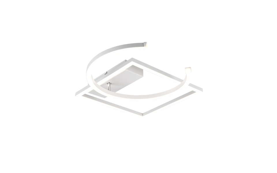 Trio Lighting Trio PIVOT LED ceiling light | 1x 23.5W 3000 lm 4000K | chrome | IP20 | 7.7 cm