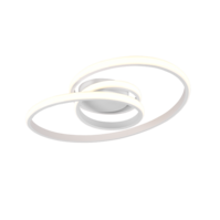 Trio SANSA LED ceiling light | chrome | IP20