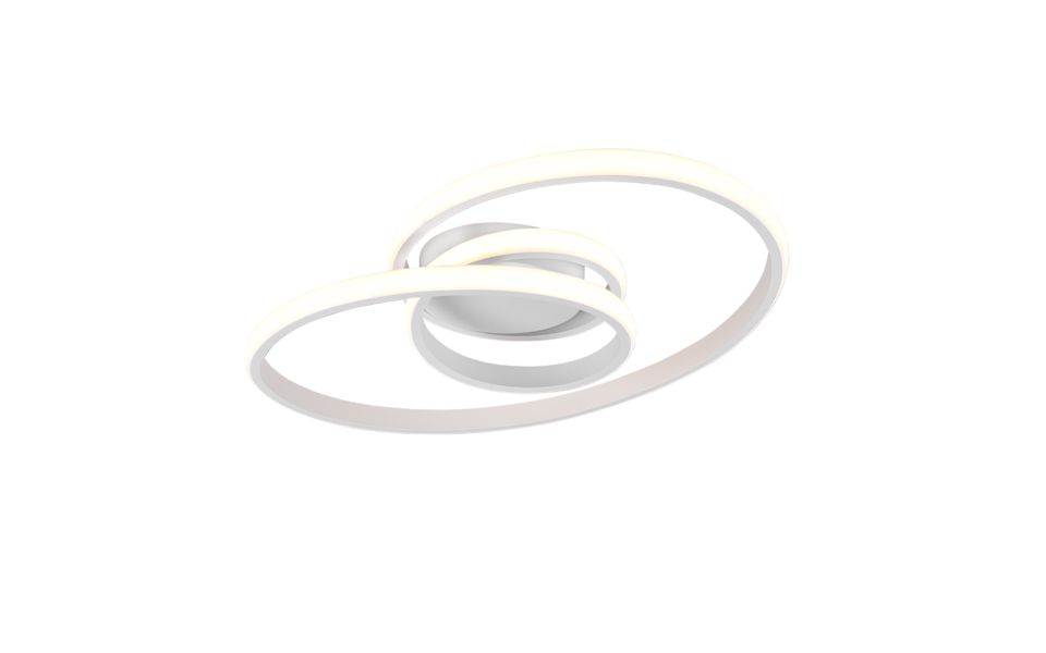 Trio Lighting Trio SANSA plafondlamp | LED | wit mat | 53 x 43 cm | IP20 | 1x 18,5W | 2150 lm | 4000K | dimbaar
