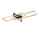 Trio Lighting Trio SALINAS plafondlamp | LED | messing mat | 100 x 40 cm | IP20 | 1x 34W | 3900 lm | 3000K | niet dimbaar