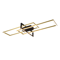 Trio SALINAS plafondlamp | LED | messing mat | 100 x 40 cm | IP20 Trio SALINAS plafondlamp | LED | messing mat | 100 x 40 cm | IP20