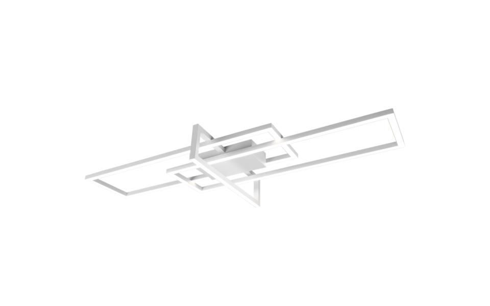 Trio Lighting Trio SALINAS plafondlamp | LED | wit mat | 100 x 40 cm | IP20 | 1x 34W | 4100 lm | 4000K | niet dimbaar