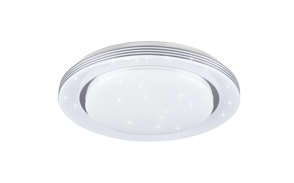 Trio Lighting Trio ATRIA plafondlamp | LED | wit | Ø 58 cm | IP20 | 1x 22,5W | 3700 lm | 3000-6000K | dimbaar Trio Lighting Trio ATRIA plafondlamp | LED | wit | Ø 58 cm | IP20 | 1x 22,5W | 3700 lm | 3000-6000K | dimbaar