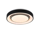 Trio Lighting Trio MONA LED ceiling light | 1x 20W 2400 lm 3000-6000K | black | Ø 38 cm | IP20 | 7.5 cm