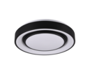 Trio Lighting Trio MONA plafondlamp | LED | mat zwart met wit | Ø 38 cm | IP20 | 1x 20W | 2400 lm | 3000-6000K | dimbaar
