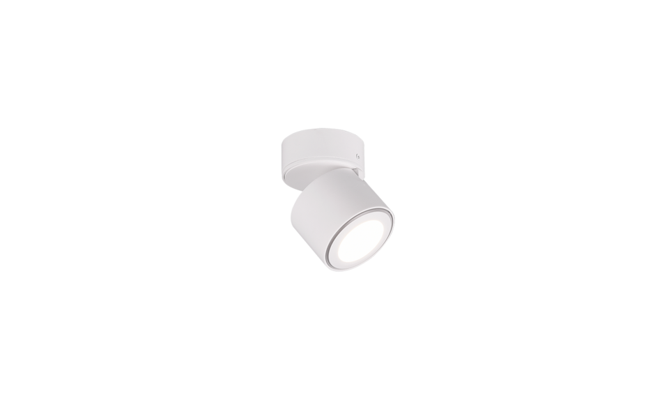 Trio Lighting Trio TAURUS plafondlamp | LED | wit mat | Ø 8,7 cm | IP20 | 1x 5W | 450 lm | 3000K | niet dimbaar Trio Lighting Trio TAURUS plafondlamp | LED | wit mat | Ø 8,7 cm | IP20 | 1x 5W | 450 lm | 3000K | niet dimbaar