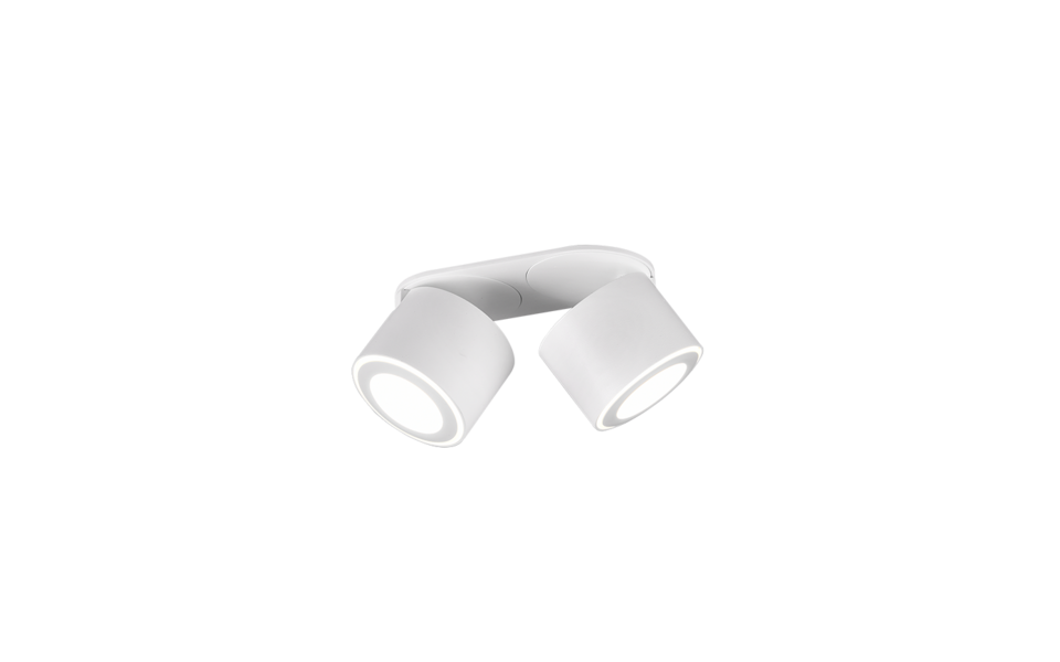 Trio Lighting Trio TAURUS LED ceiling light | 2x 5W 450 lm 3000K | chrome | IP20 | 10.6 cm