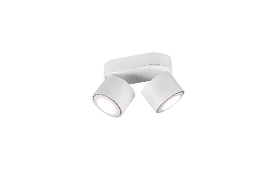 Trio Lighting Trio TAURUS LED ceiling light | 2x 5W 450 lm 3000K | chrome | IP20 | 10.6 cm