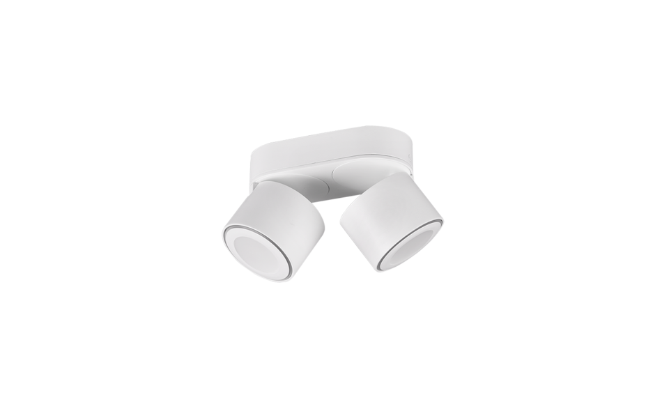 Trio Lighting Trio TAURUS plafondlamp | LED | wit mat | 18 x 8,7 cm | IP20 | 2x 5W | 450 lm | 3000K | niet dimbaar Trio Lighting Trio TAURUS plafondlamp | LED | wit mat | 18 x 8,7 cm | IP20 | 2x 5W | 450 lm | 3000K | niet dimbaar