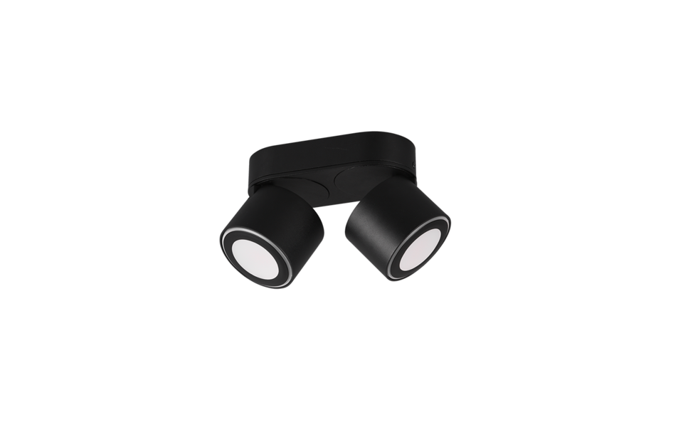 Trio Lighting Trio TAURUS LED ceiling light | 2x 5W 450 lm 3000K | black | IP20 | 10.6 cm Trio Lighting Trio TAURUS LED ceiling light | 2x 5W 450 lm 3000K | black | IP20 | 10.6 cm