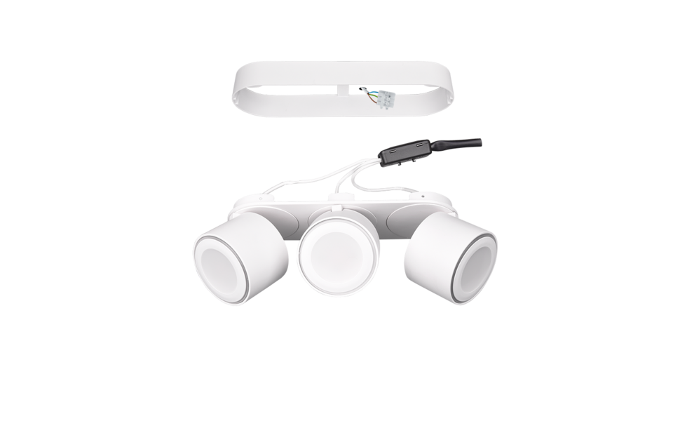 Trio Lighting Trio TAURUS LED ceiling light | 3x 5W 450 lm 3000K | chrome | IP20 | 10.6 cm