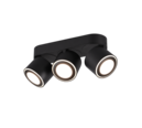 Trio Lighting Trio TAURUS plafondlamp | LED | mat zwart | 27,3 x 8,7 cm | IP20 | 3x 5W | 450 lm | 3000K | niet dimbaar