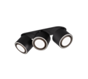 Trio Lighting Trio TAURUS plafondlamp | LED | mat zwart | 27,3 x 8,7 cm | IP20 | 3x 5W | 450 lm | 3000K | niet dimbaar