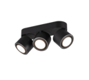 Trio Lighting Trio TAURUS plafondlamp | LED | mat zwart | 27,3 x 8,7 cm | IP20 | 3x 5W | 450 lm | 3000K | niet dimbaar