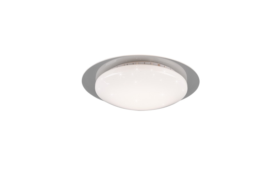 Trio Lighting Trio BILBO LED ceiling light | 1x 8.5W 1000 lm 2700-5500K | Ø 35 cm | IP20 | 8.7 cm