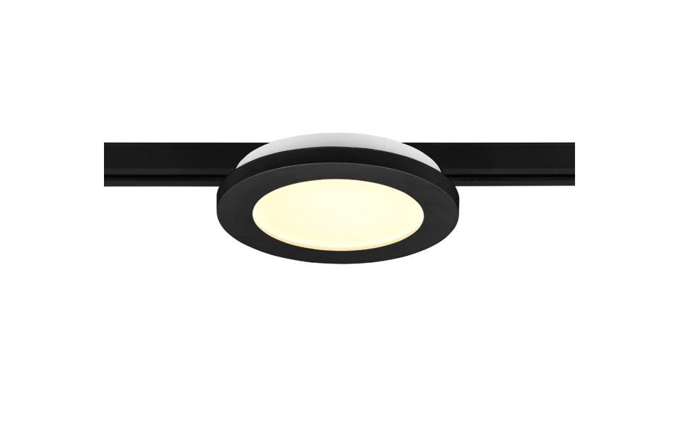 Trio Lighting Trio CAMILLUS LED ceiling light | 1x 9W 900 lm 3000K | black | Ø 17 cm | IP20 | 2.9 cm