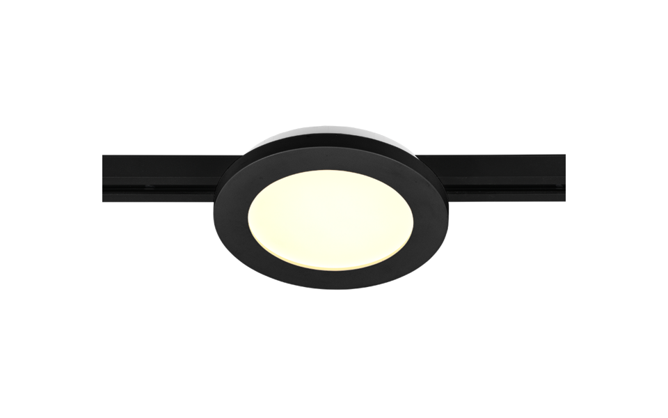Trio Lighting Trio CAMILLUS LED ceiling light | 1x 9W 900 lm 3000K | black | Ø 17 cm | IP20 | 2.9 cm