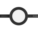 Trio Lighting Trio CAMILLUS LED ceiling light | 1x 9W 900 lm 3000K | black | Ø 17 cm | IP20 | 2.9 cm