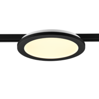 Trio CAMILLUS LED ceiling light | black | Ø 26 cm | IP20