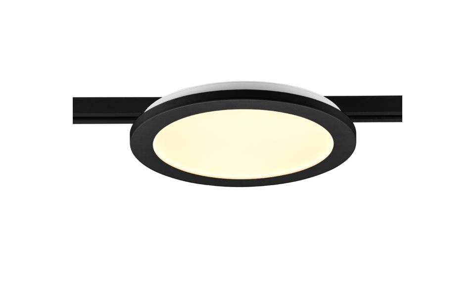 Trio Lighting Trio CAMILLUS LED ceiling light | 1x 13W 1400 lm 3000K | black | Ø 26 cm | IP20 | 2.7 cm