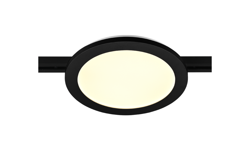 Trio Lighting Trio CAMILLUS LED ceiling light | 1x 13W 1400 lm 3000K | black | Ø 26 cm | IP20 | 2.7 cm