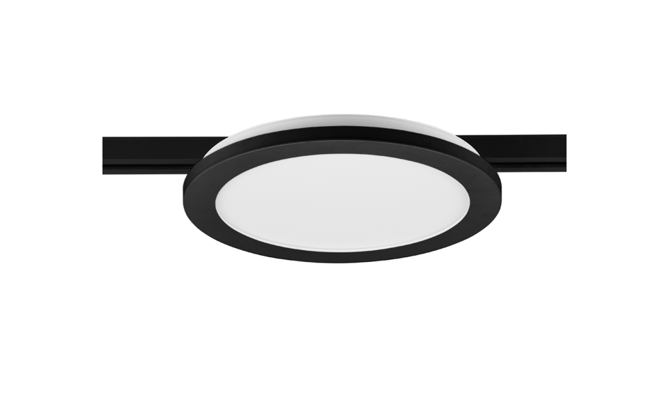 Trio Lighting Trio CAMILLUS LED ceiling light | 1x 13W 1400 lm 3000K | black | Ø 26 cm | IP20 | 2.7 cm