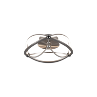 Trio CHARIVARI plafondlamp | LED | nikkel mat | Ø 41 cm | IP20
