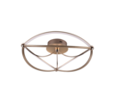 Trio Lighting Trio CHARIVARI plafondlamp | LED | messing mat | Ø 62 cm | IP20 | 1x 42W | 5600 lm | 3000K | niet dimbaar