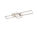 Trio Lighting Trio IRVINE plafondlamp | LED | nikkel mat | 105 x 42 cm | IP20 | 1x 60W | 7100 lm | 3000-6500K | dimbaar