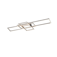 Trio IRVINE plafondlamp | LED | nikkel mat | 105 x 42 cm | IP20 Trio IRVINE plafondlamp | LED | nikkel mat | 105 x 42 cm | IP20