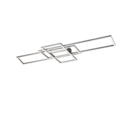 Trio Lighting Trio IRVINE plafondlamp | LED | nikkel mat | 105 x 42 cm | IP20 | 1x 60W | 7100 lm | 3000-6500K | dimbaar