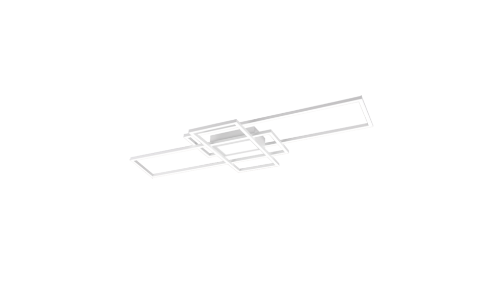Trio Lighting Trio IRVINE plafondlamp | LED | wit mat | 105 x 42 cm | IP20 | 1x 60W | 7100 lm | 3000-6500K | dimbaar Trio Lighting Trio IRVINE plafondlamp | LED | wit mat | 105 x 42 cm | IP20 | 1x 60W | 7100 lm | 3000-6500K | dimbaar