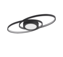Trio Lighting Trio GALAXY plafondlamp | LED | antraciet | 57 x 23 cm | IP20 | 1x 28W | 3400 lm | 3000K | dimbaar