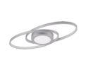 Trio Lighting Trio GALAXY plafondlamp | LED | titaan | 57 x 23 cm | IP20 | 1x 28W | 3400 lm | 3000K | dimbaar