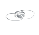 Trio Lighting Trio VENIDA plafondlamp | LED | titaan | 50 x 30 cm | IP20 | 1x 25W | 3000 lm | 3000K | dimbaar