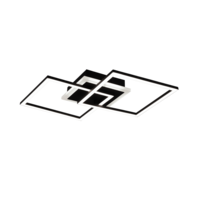 Trio VENIDA LED ceiling light | black | IP20