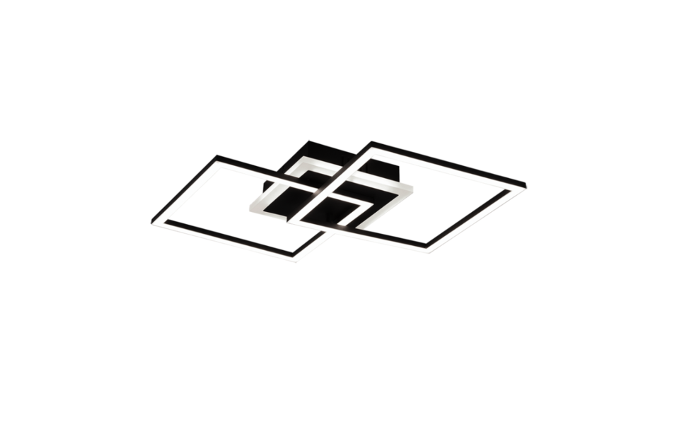 Trio Lighting Trio VENIDA LED ceiling light | 1x 25W 3000 lm 3000K | black | IP20 | 7.5 cm