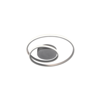 Trio ZIBAL LED ceiling light | titanium | Ø 39 cm | IP20 Trio ZIBAL LED ceiling light | titanium | Ø 39 cm | IP20