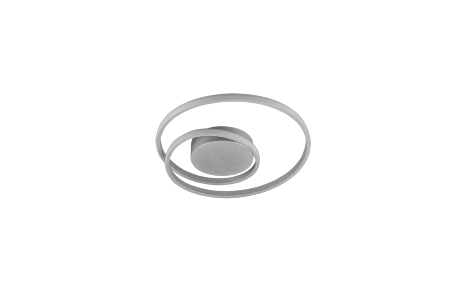 Trio Lighting Trio ZIBAL plafondlamp | LED | titaan | Ø 39 cm | IP20 | 1x 22W | 2500 lm | 3000K | dimbaar Trio Lighting Trio ZIBAL plafondlamp | LED | titaan | Ø 39 cm | IP20 | 1x 22W | 2500 lm | 3000K | dimbaar