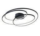 Trio Lighting Trio GALE LED ceiling light | 1x 50W 7000 lm 3000K | black | IP20 | 14.5 cm