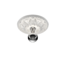 Trio Lighting Trio LILLY plafondlamp | E27 Fitting | wit | Ø 30 cm | IP20 | excl. 1x E27 | max. 40W
