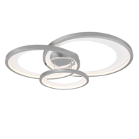 Trio GRANADA plafondlamp | LED | chroom | 71,5 x 63,5 cm | IP20