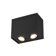 Trio BISCUIT plafondlamp | mat zwart | IP20 | GU10 Fitting