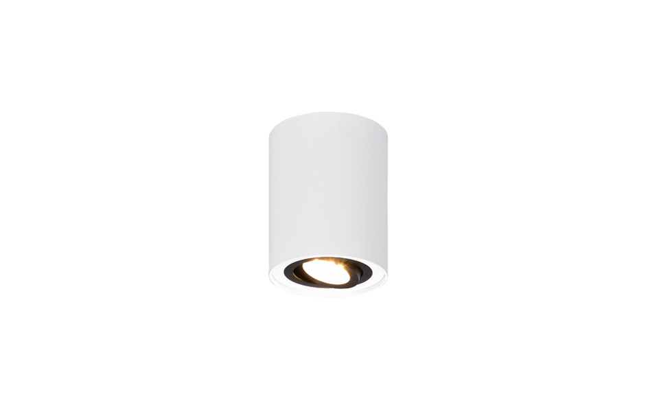Trio Lighting Trio COOKIE plafondlamp | GU10 Fitting | zwart en wit | Ø 9,6 cm | IP20 | excl. 1x GU10 | max. 35W Trio Lighting Trio COOKIE plafondlamp | GU10 Fitting | zwart en wit | Ø 9,6 cm | IP20 | excl. 1x GU10 | max. 35W