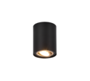 Trio Lighting Trio COOKIE plafondlamp | GU10 Fitting | zwart met goud | Ø 9,6 cm | IP20 | excl. 1x GU10 | max. 35W